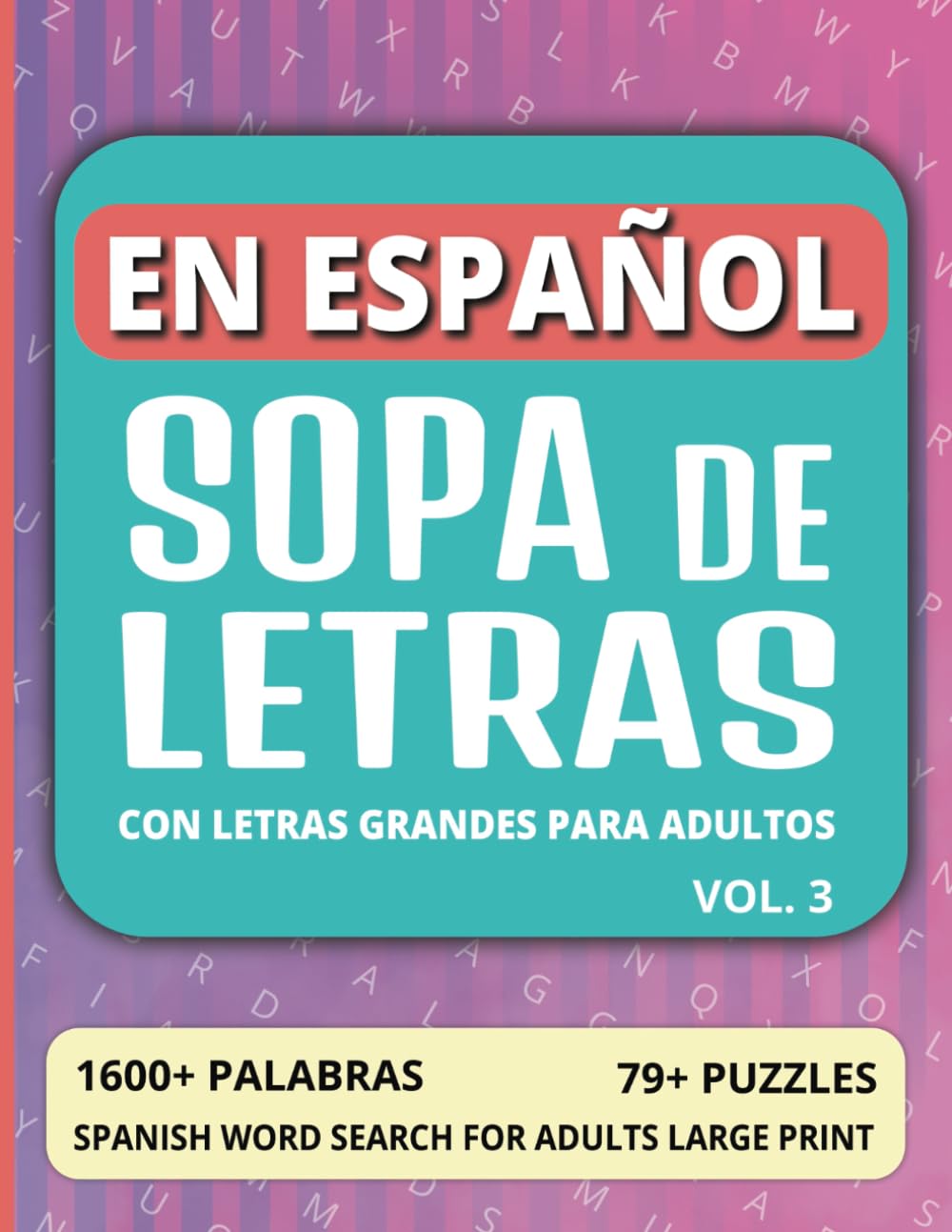 Sopa de Letras en Español para Adultos