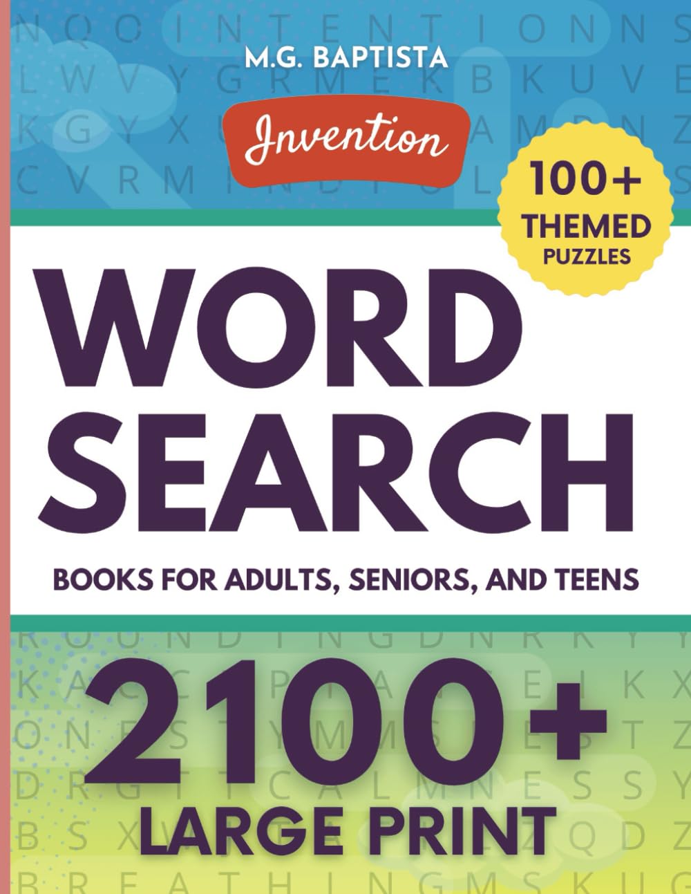 Invention Word Search books for adults