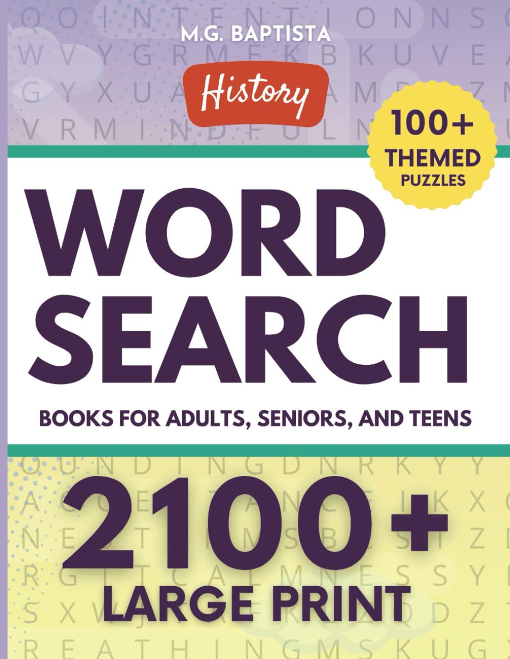 History Word Search books for adults